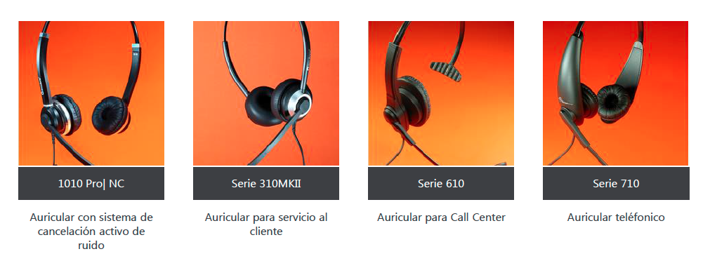 Accutone. Auriculares para Contact Center